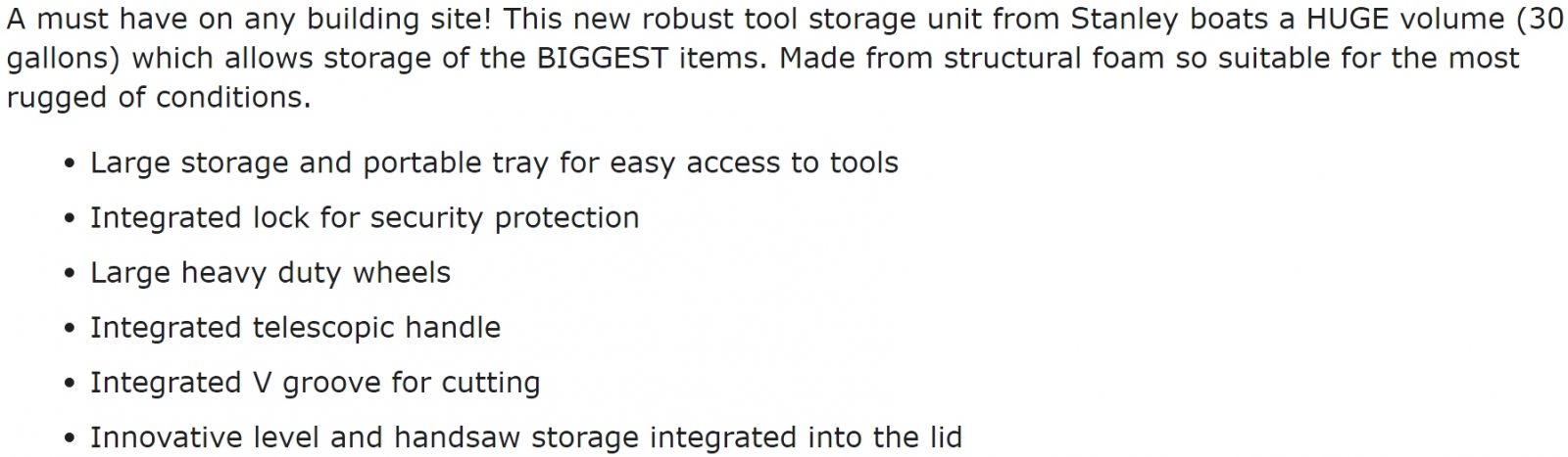תחנת עבודה ניידת לטכנאים סטנלי STANLEY FATMAX 1-94-850 PRO MOBILE